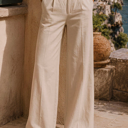 Minimalist And Elegant Vest And Flared Pants Set